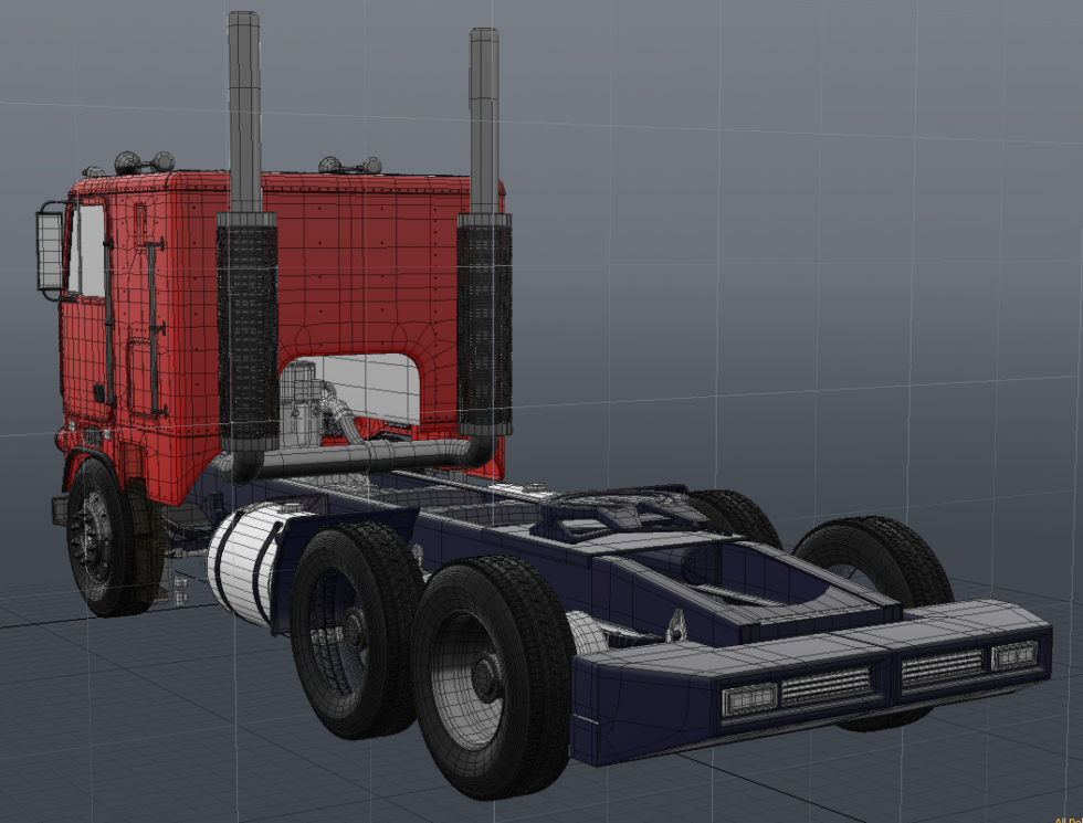 Freightliner FL86 Cab Over Engine Truck | MAJE 3D